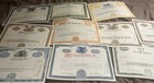 14 Original Stock Cert  Vintage 1968-1972