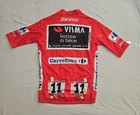 Jonas Vingegaard Signed 2025 Vuelta A Espana Red Cycling Jersey Team Visma