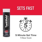 J-b Weld 8217 Tankweld Gas Tank Repair - 1 Oz  dark Grey