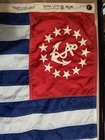 Vintage Nautical Yacht Boat Flag Us Power Squadron Dura Lite 20 x30  Anchor