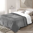 84  X 90  Electric Heated Blanket Queen Size Dual Controllers 10 Heating Levels