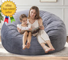 Large Bean Bag Chair For Adults kids With Filling  3 Ft Memory Foam Bean Bag Cha