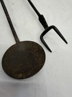 Antique Hand Forged Wrought Iron Hearth Tool Set Primitive Fireplace Rack