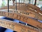 Mid-century 40s-50s Vtg Usa Made Wood Rounded Hangers Clothing - 1 Per Purchase