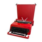 Olivetti Valentine Red Typewriter Vintage From Japan Excellent F s In Stock