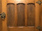 Maple Wood  Ice Box Unique Large Decorative Zinc Lined W Shelves Vintage Antique