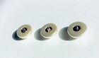 Chanel 12p Collection Set Of 3 Ivory Cc Logo Faux Pearl Dome Buttons
