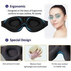 3d Travel Nylon Rope cotton Eye Mask Sleeping Soft Padded Shade Cover Blindfold