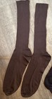 6 Pair Vintage  New Old Stock Nylon Knee High Men s Dress Socks