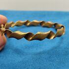 Ancient Celtic Bronze Twisted Shape Bracelet Bangle  Circa 1500-1000 Bc