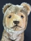Vintage Steiff Straw-stuffed Mohair Bear Toy 1950s 1960s Standing 4 Legs