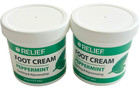 Relief Foot Cream Peppermint Soothing   Rejuvenating 6oz - New  - Lot Of 2