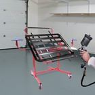 Auto Body Shop Stand Painting Car Repair Rack Adjustable Bumper Repair Stand