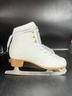 Lake Placid Cascade Women   s Figure Ice Skates White Gold Size 7