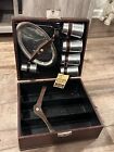 Vintage Trav-l-bar By Ever Wear Travel Bar 10 Peice Set Black Case