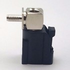 5pcs Automotive Smb Connector Fakra Right Angle Jack Crimp Rg174 Code  A  black 