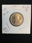 1980 South Africa Krugerrand 1 4-oz Gold Coin 1st Year Bu  Uc Lot  3