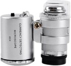 60x Magnifying Loupe Jewelry Jewelers Pocket Magnifier Loop Eye Glass Led Light