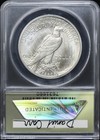 1929-s Dan Carr High Relief Peace Dollar Overstrike Token Anacs Ms 70   W  Coa