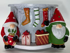 Yankee Candle Gnome Stockings Gifts Resin Candle Holder Festive Christmas Nib