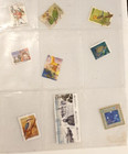 Australian Stamp Collection 79 Stamps In Blue Album Decimal Mixed Assorted Used 