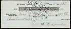 Vintage Bank Check The State National Bank Of El Paso Dated 1925 El Paso Texas