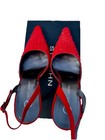 St  John Women   s Red Vintage  Stiletto Shoes  Size 6 5 B Made In Italy