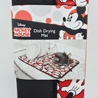 Disney Classic Mickey Mouse 16  X 18  Dish Drying Mat Red With Hands 