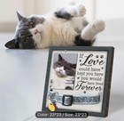 Pet Memorial Frame Keepsake  For Collars And Photos With Different Sayings