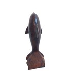 Hancrafted Mexican Wooden Carved Dolphin Joba Folk Art Chip