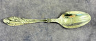 Antique Reed   Barton Sterling Silver Stork Birth Record Spoon 29g Mono