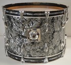 Mid 70 s Slingerland 4 Piece Black Diamond Drum Set