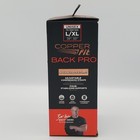 Copper Fit Back Pro Compression   Support With Adjustable Straps   Black   L xl