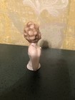 Antique Germany Porcelain Half Doll pin Cushion Lady 3 75    3 3 4   