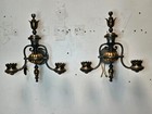 Antique Victorian Style Double-arm Wall Sconce  pair 