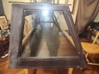Antique Oak And Glass Countertop Mercantile Display Case