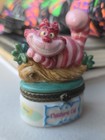Phb Porcelain Hinged Trinket Box Cheshire Cat Alice In Wonderland