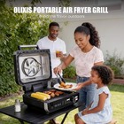 Electric Air Fryer Grill Combo Outdoor Indoor 8-in-1 Steak Machine For Bbq Party