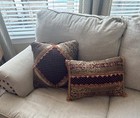 4 Vintage Croscill Usa Throw Pillows Dunhill Dover Set Of 4  2  13x18  2  16x16