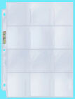 10 Ultra Pro Platinum 12 Pocket Pages 2 5x2 25 Sheets Protectors Cards New