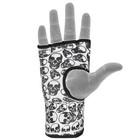 Gel Padded Inner Gloves With Hand Wraps Mma Muay Thai Boxing Bandage Fight Skull