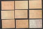 Vintage Matchbook Labels  Worldwide  9 Different Labels   Lot 250228 -03