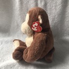 Ty Pluffies        Dangles The Brown Monkey 10    Stuffed Plush 2002 New Mwmt s