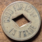 Leadville  Colorado Co White House  saloon  Good For 12     Trade Token