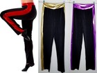 Sidelines Long Pants Only Dance Costume Black With Color Trim   Size Choice New