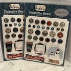 Carta Bella Lot Of 8   let It Snow 6x6 Paper   Ephemera  Chipboard  Brads  Dots