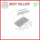 1000 Pcs 6mm Open Jump Rings Silver Plated Jump Rings For Jewelry Making Single 