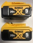 2 Pack Dewalt Dcb205 20v Max Xr 5 0ah Lithium-ion Battery New In Pack Usa Seller