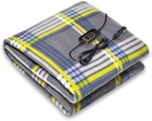 12v Heated Fleece Car Blanket With Controller For Timer   Heat Levels