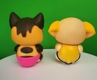 Tlc Kritter German Shepherd   Golden Retriever Dog Figures Lot Of 2